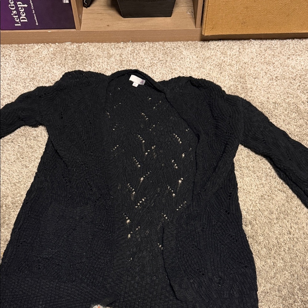 Women's Black Knit Sweater